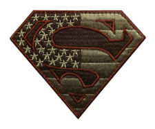 Superman Shield US Flag Subdued Patch [Hook Fastener -SM7] picture