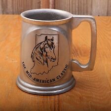The Mid-American Classic Horse Show Indiana Tankard Mug Pewter picture