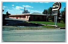 Saginaw MI Michigan Curry's Motel Unposted Chrome Postcard picture