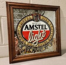 Vintage Amstel Light Mirror Wall Sign RARE picture