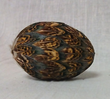 Feather Covered Egg Decor picture