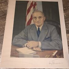 Harry Truman 1940’s Original “hessler” Print  picture