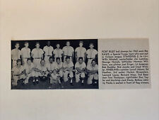 Fort Riley KAWS Army Military Team 1963 S&S Baseball Pictorial 8X3 Panel picture
