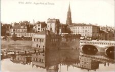 No. 20 Metz. Moyen-Pont et Temple Black & White France Postcard picture