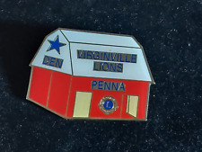 Vintage VIRGINVILLE LIONS CLUB PIN - Barn - Virginville, PA - Berks County picture