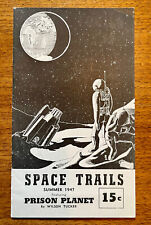 SPACE TRAILS Summer 1947 Vintage Science Fiction Fanzine 1ST ISSUE Rare Vintage picture