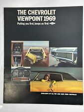 Vintage 1969 Chevrolet New Car Dealer Brochure - Auto - Chevy Viewpoint picture