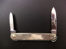 Vintage IXL George Wostenholm Sheffield England Silver 2 Blade Pocket Knife picture