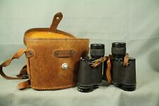 vintage old Noble Binocular 8x30 field 8.3 leather case strap picture
