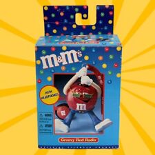 New Collectible M&M’s Groovy Red Radio picture