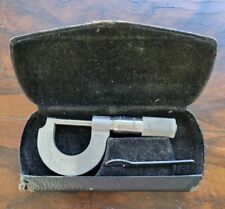 Vintage L.S. Starrett No. 209-C Outside Micrometer w/Case & Wrench USA picture