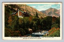 Ogden Canyon Hermitage Hotel Resort Burned Down1939, Utah c1925 Vintage Postcard picture