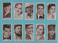 1934 ARDATH CORK TIPPED CIGARETTES FAMOUS FILM STARS 50 TOBACCO CARD SET picture