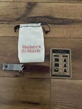 New Maker's Mark Whiskey Key Chain Snake Bite Bottle Opener With Bag picture