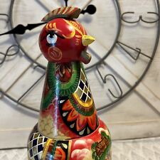 Unique Russian Handmade / Painted Matryoshka Chicken Bottle Holder - Excellent picture