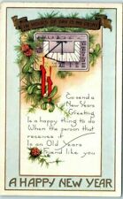 Postcard - Holiday Greeting Card - A Happy New Year - Holiday Art Print picture