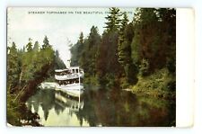 c.1908 Postcard Riverboat Steamer Topinabee Hamill's Inland Route Petoskey MI picture