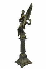 Sculpture Collectible Bronze Decor Signed Jean Debut Eros and Psyche Greek Myth picture