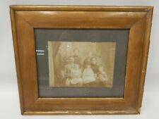 Antique Framed Cabinet Photograph - Identified Family Portrait picture