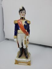 German Scheibe Alsbach Marked Porcelain Napoleonic Officer Figurine Bertrand picture
