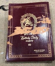 1952 Kentucky Derby Horse Racing Aetha Oil Gasoline Party Real Photo Album picture