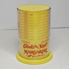 Vintage Gold n Soft Margarine Yellow Clear Plastic Wonder Cup Measures Butter picture