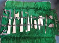 Gorgeous Antique Bone Handled Personal Manicure Set In Amazing Condition picture