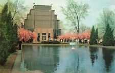 Postcard Japanese Cherry Trees Entrance To Jewel Box Forest Park Saint Louis picture