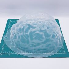 Vintage Halloween Jello Mold Human Brain Realistic Life Sized Retro Holiday 7.5