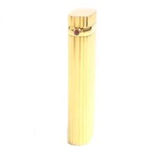 Beauty Cartier Oval New Stripe Pattern 1P Ruby Roller Type Gas Lighter picture