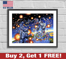 Transformers G1 Box Battle Artwork Poster 18