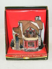 NEW RITE AID LIGHTED LAKES END LODGE PORCELAIN HOLIDAY picture