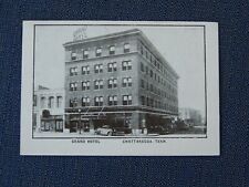 Chattanooga Tennessee TN Grand Hotel RARE Rates On Reverse picture