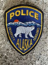 NEW Collectible University of Alaska Fairbanks Police Dept. Shoulder Patch UAFPD picture