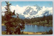Mount Shuksan Northern Washington WA Vintage Postcard View Union Oil 76 Mt. picture