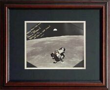Astronaut Alan Bean JSA Signed Inscribed 8x10 Framed Photo Decased Moon Man Auto picture