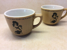 Two Vintage Playboy Club Femlin Espresso Cups Jackson China Mint Condition HMH picture
