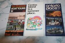 Vintage 1979 Ontario Canada Vacation Pamphlets Lot 3 picture