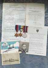 Rare 1944 Eisenhower D Day Letter Royal Navy AA Gunner Sword Beach picture
