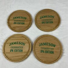 Jameson Caskmates Ipa Edition Wood Bar Decoration Set of 4 picture