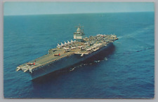 Postcard USS Enterprise CVN-65 WWII Aircraft Carrier Decommissioned 2017 picture