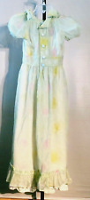 Vintage 1950's Childs Halloween Chiffon Satin Gown Dress Costume Some Stains picture