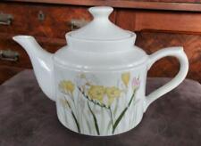 1985 Stafford Tivoli 4 Cup Yellow Foral Teapot picture