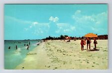 Nokomis FL-Florida, Nokomis Beach, Gulf of Mexico, Antique Vintage Postcard picture