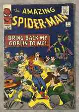 THE AMAZING SPIDER-MAN #27 AUG 1965 - GREEN GOBLIN LEE AND DITKO VERY GOOD- picture