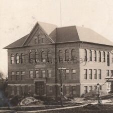 1909 RPPC High School Methodist Episcopal Church Williamsburg Iowa Postcard picture