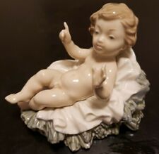 1981 LLADRO NATIVITY #1388 BABY JESUS GLAZED PORCELAIN ~ Pre-Owned Retired picture