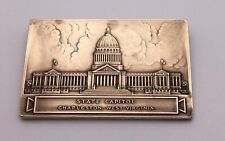 1930 BRONZE ROTARY PAPERWEIGHT by WHITEHEAD & HOAG CAPITOL BUILDING  W. Va . picture
