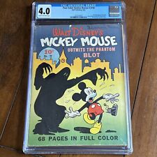 Four Color Comics #16 (1941) - 1st Mickey Mouse Comic Book - CGC 4.0 picture