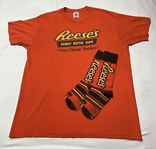 Vintage Logo 7 Reeses Peanut Butter Cup Shirt Men XL & Socks picture